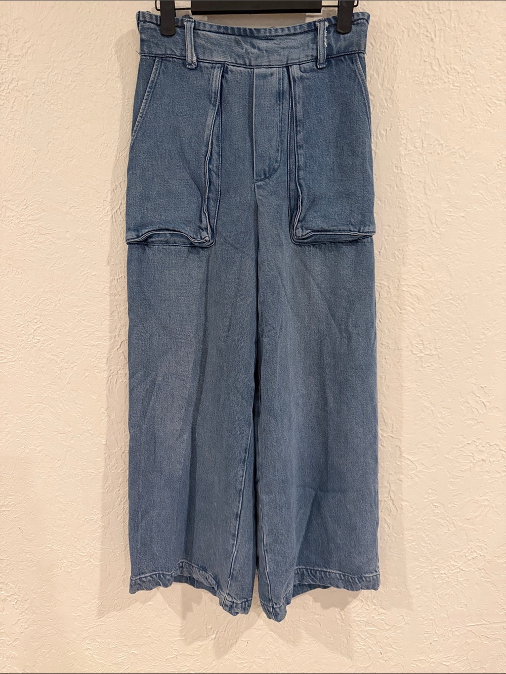 Young Fabulous & Broke Light Blue Wide Leg Jeans size x-small